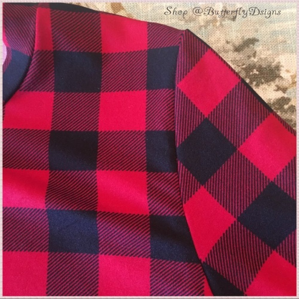BOGOFREE Butter Soft Buffalo Check Long Sleeve Top - Picture 11 of 16